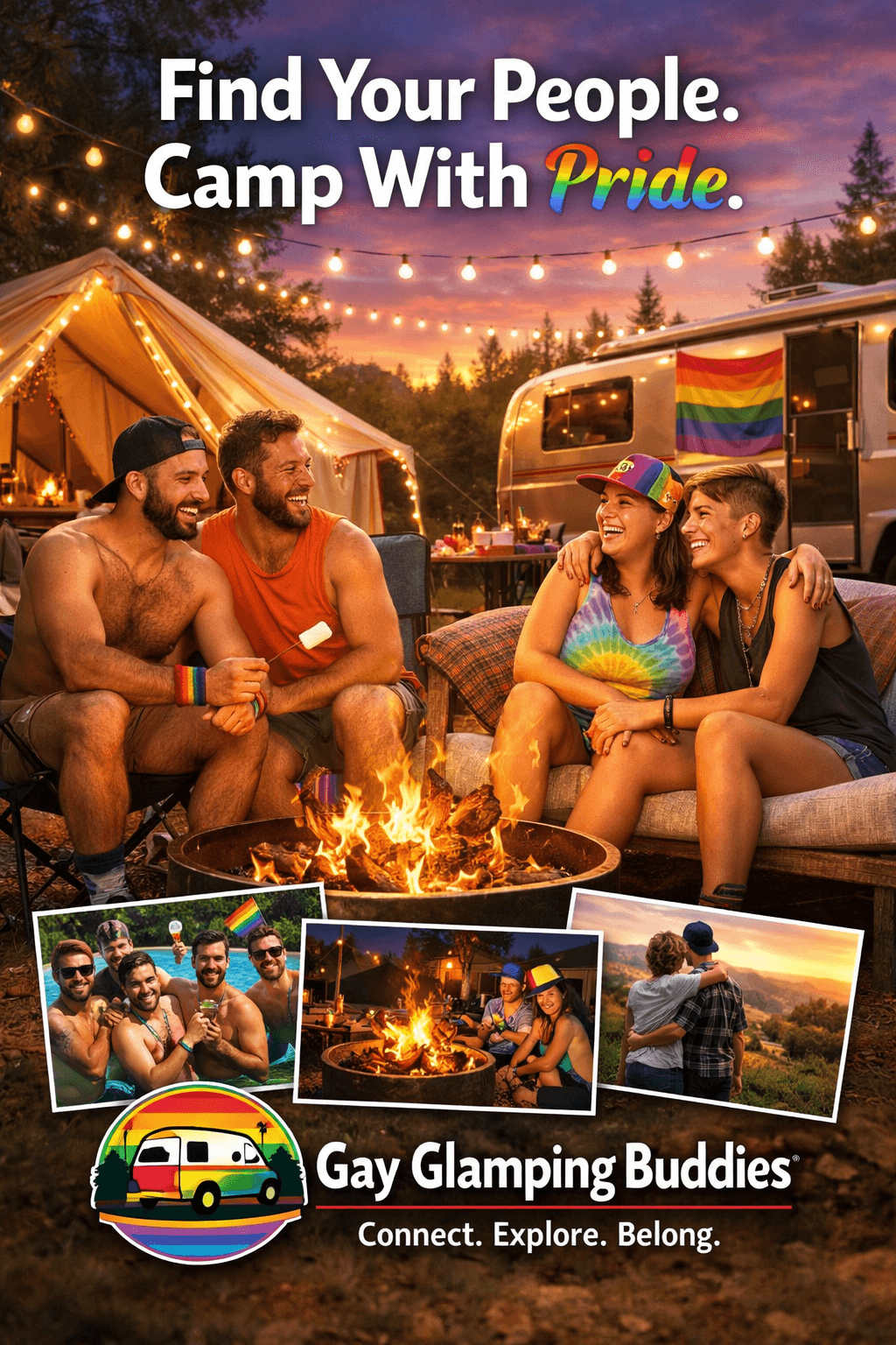 Find Your People. Camp With Pride