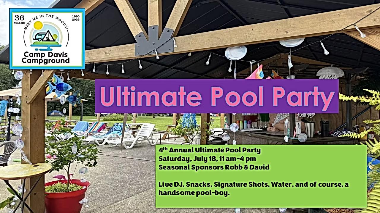 Ultimate pool party - July 18th