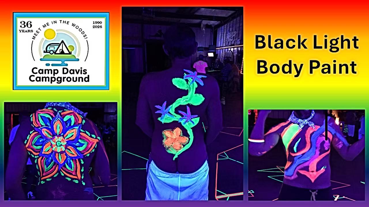 Black Light Body Paint August 8th
